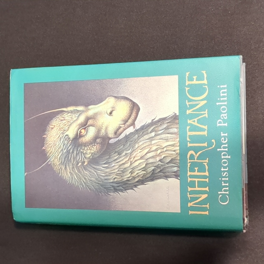 Book titled Inheritance by Christopher Paolini